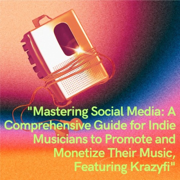"Mastering Social Media: A Comprehensive Guide for Indie Musicians to Promote and Monetize Their Music, Featuring Krazyfi"